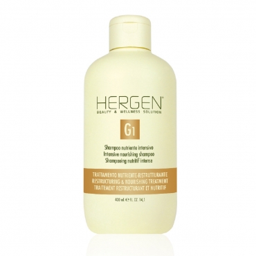 HERGEN Intensīvi barojošs šampūns, kas īpaši radīts sausu, trauslu un bojātu matu maigai tīrīšanai un barošanai. Padara matus ārkārtīgi mīkstus, un intensīva barošana no galvas ādas līdz pat matu galiņiem, kā rezultātā mati ir dabiski mīksti un maigi.